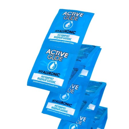 Moisturizing intimate gel Active Glide Hyaluronic, 3 g, 20 pcs-6