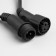 Garland “thread” 10 m, IP65, UMS, dark thread, 100 LED, white glow, 220 V