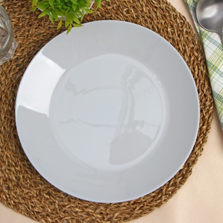 Plate plate Lillie Granit, D = 25 cm, color gray color