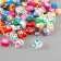 Beads Rubber Figure "Animals" Mix, UP. 500 pcs.