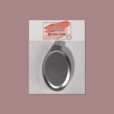 Massage comb “mother -of -pearl”, folding, with a mirror, 5.5 × 8.5 cm, color mix-11