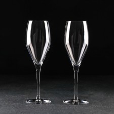Set of glass glasses Nude 
