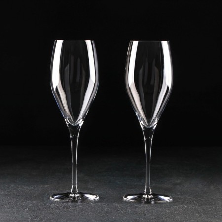Set of glass glasses Nude "Vintage", 335 ml, 2 pcs