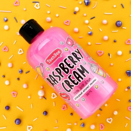 Shower gel moisturizer with raspberry aroma, 500 ml-1