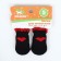 Nosks non -slip "love", size S (2.5/3.5 * 6 cm), set 4 pcs, black
