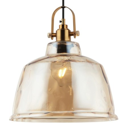 Suspension lamp Bell 1xe27 40W, size 30x30x35.5-150 cm, bronze color-1