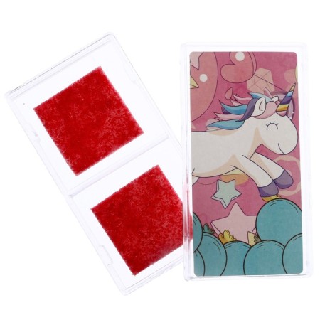 Printing color “unicorns”, set of 3 pcs., Film-flip with 2 nozzles, stamp pillow-4