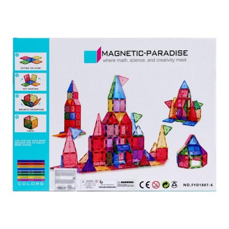 Magnetic designer "Geometric figures", 82 details-6