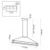 Suspended lamp IP20 LED 48W 1920lm 3000k