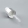 A glass bottle for storage with a pipette, 10 ml, brown/white color