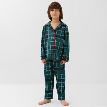 New Year. PAZHAMA Children's KAFTAN Green Mood, size 30 (98-104 cm)-5