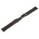 Solomon watch strap, 24 mm, metal, L-22.5 cm, black chrome
