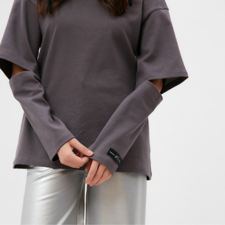 Jumper (longshilve) Mist: Base, L-XL size, graphite color-2