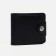 Male purse for magnet, department for bills, for maps, for coins, black color