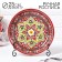 Largan Rishtan ceramics "Flowers", 25 cm, red
