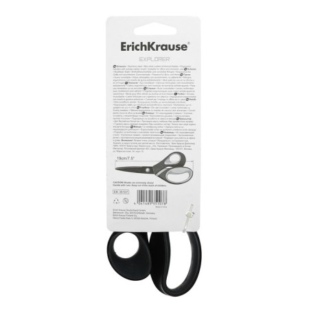 Scissors 19 cm, Explorer, increased thickness of blades, with non-steel coating, handles with anti-slip rubber inserts-10