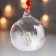 Souvenir Polystone, glass "Squirrel in the ball" 8.2x7x8 cm