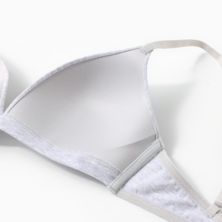 Women's bra, color gray melange, size 75C-1