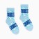 Noski children's woolen, blue color, size 11-12
