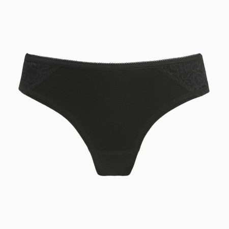 Cowards women's thongs, black color, size 50-3
