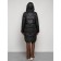 Coat insulated winter female, size 50, black color