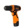 Drill-shuruvret vortex DA-12L-2K, 12 V, Li-Ion, 2x2 ah, 1350 rpm, case