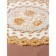 Openwork napkin for the table "Bouquet", d = 30 cm, color gold
