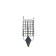 Metal hand-feeder X-Feeder ME Bullet 4K M Grid, Matt Black, 30 g, 35 ml color