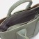 Bag Female Tout with zipper, green color