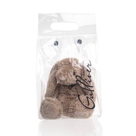 Soft Gulliver toy "Bunny Vyslowry", beige color, 26 cm-8