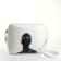 Women's bag over the shoulder Textura, small, white color