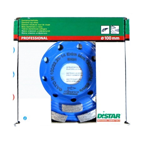Two -row -row -row distar extra, concrete, 100 x 22.2 mm-4