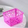 Basket for storage of the share "circles", plastic, 11.5 × 14 × 8 cm, color mix