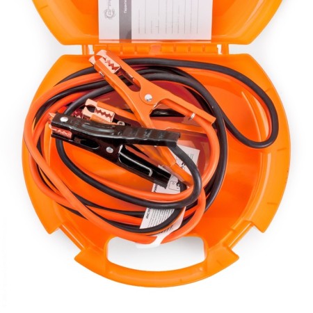 The wires are launch "aggressor", 100% copper, 300 a, frost -resistant, length 3 m., Plastic case-3