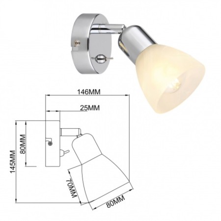 Lamp Keila 7051-701 1he14 40W-3