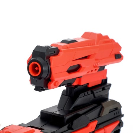 Froke Blaster Maxigun, with a cartridge ribbon, shoots soft bullets-3