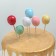 Set of toppers for the Cake "Balls", 6 pcs, color mix