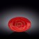 Oval dish Wilmax England Spiral, size 25x16.5x6 cm, red color