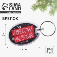 A keychain with an insert 
