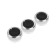 Climate switching handle Ford, chrome, set 3 pcs