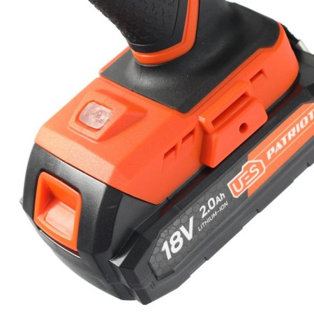 Drill-shuruvumvets Patriot Br207UES, 18 V, Li-Ion, 2x2 Ah, 38 Nm, Brighting-7