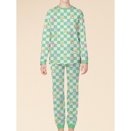 Set for girls, height 122 cm, light green color-1