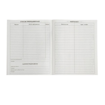 Universal diary for grades 1-11, "portfolio", soft cover, 40 sheets-2