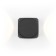 Bra Outdoor O015WL-L4B, LED, 4 W, 55x56 mm, 340 lm, 3000k, black