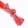 Cable toy with chewing elements "Toothpick", 45 cm, mix of flowers