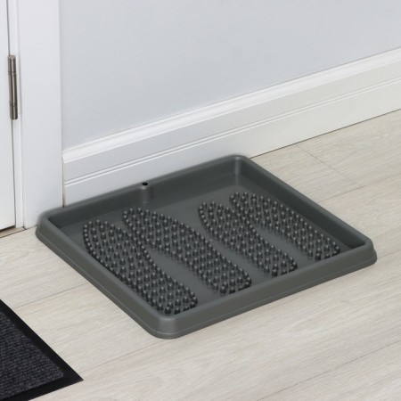 Shoe tray, 43.5 x 39 cm, small (gray)-4