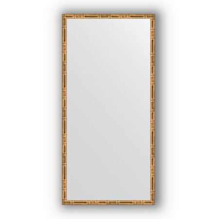 Mirror in the baguette frame - Golden Bamboo 24 mm, 47 x 97 cm, EvoForm