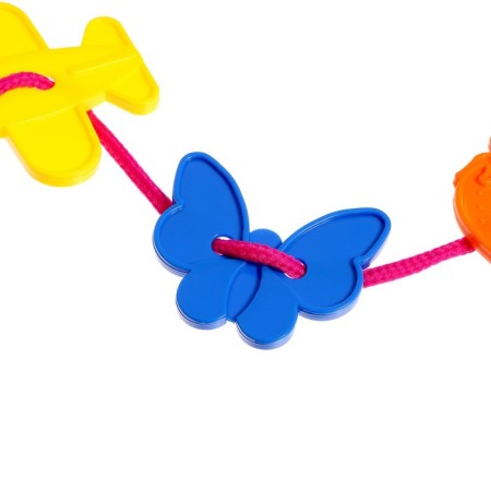 Lining "Funny figures" in a bank, 40 pcs., Mix, according to Montessori Methods-4