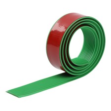 Anti -slip lip on the steps is a straight line 100 cm/3 cm, green