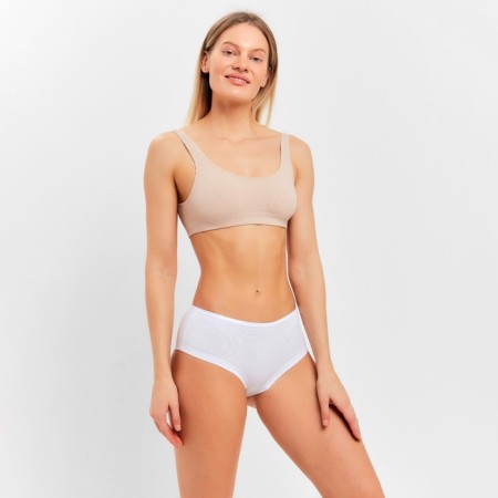 Cowards women's shorts, white color, size 48